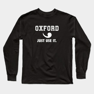 Oxford Comma Sportswear II Long Sleeve T-Shirt